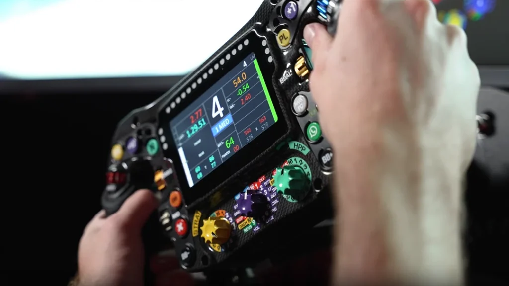 Sim-Lab Mercedes-AMG F1 Steering Wheel Gameplay