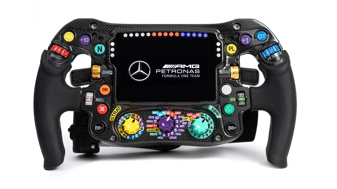 Sim-Lab Mercedes-AMG PETRONAS Formula One Team Sim Racing Steering Wheel