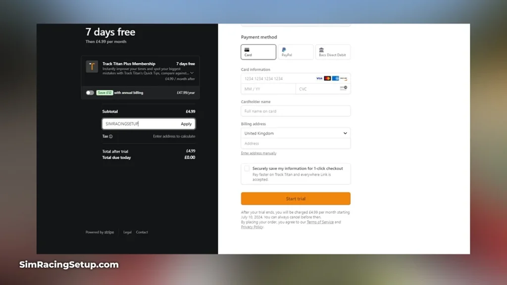 Track Titan Discount Code