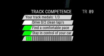 ACC Track Competence Medal 2