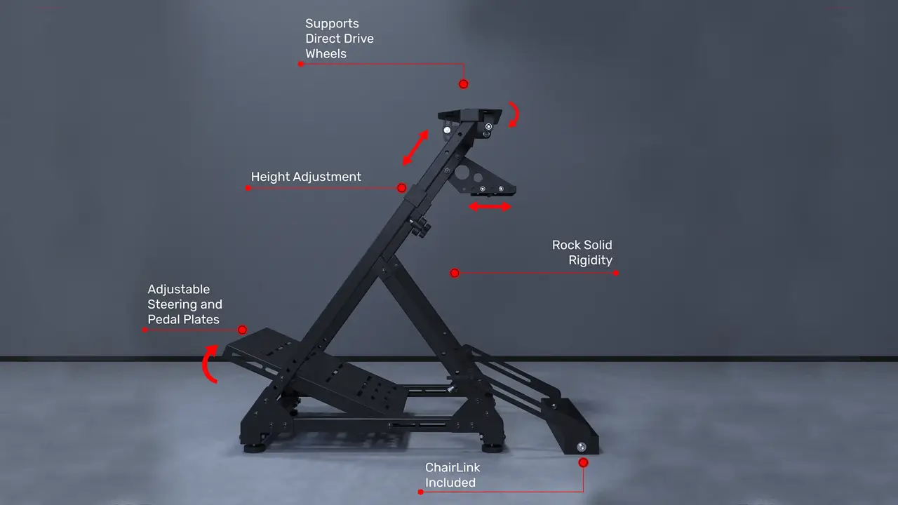 GT Omega DD-X Wheel Stand Features
