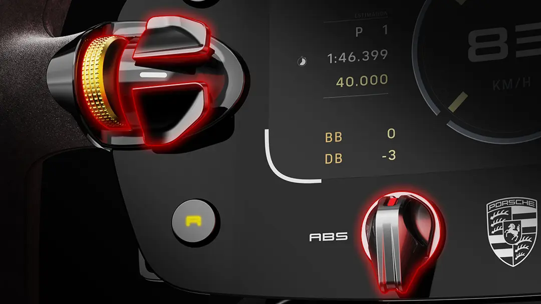 MOZA Porsche Mission R wheel functionality