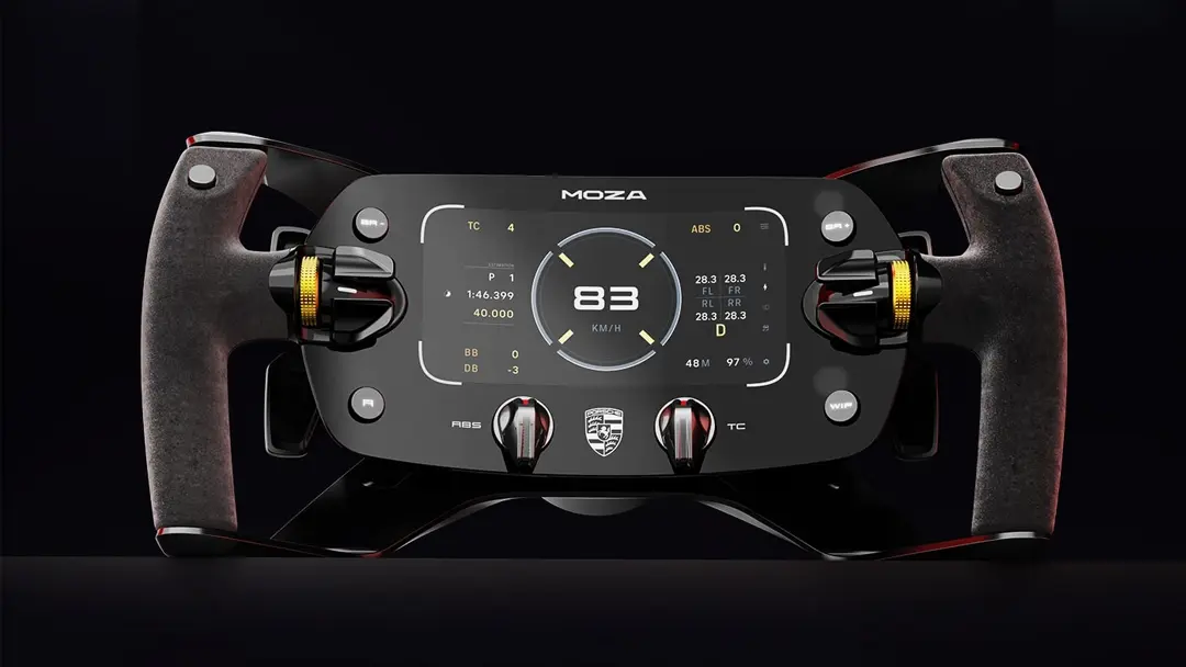 MOZA Racing Porsche Mission R steering wheel