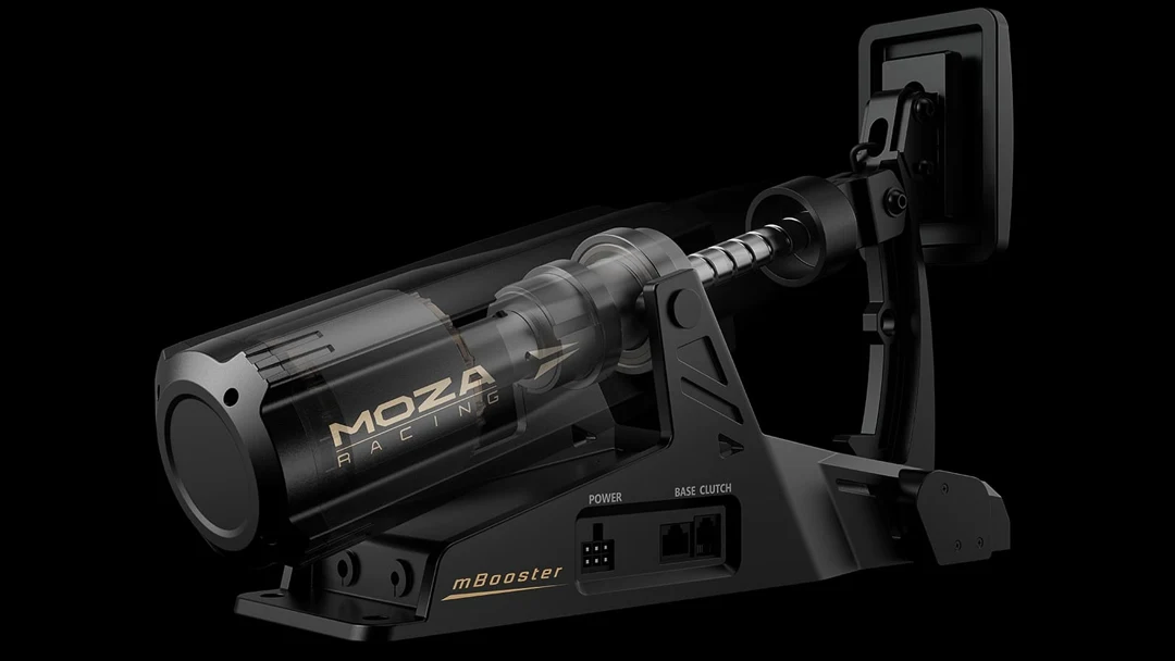 MOZA mBooster Active Pedal internal design and connectivity