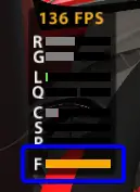 iRacing force feedback HUD meter