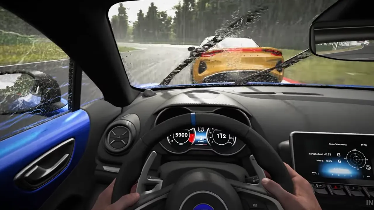 Assetto Corsa Evo Rain Gameplay