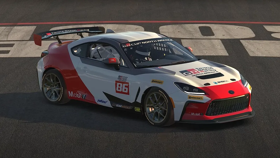 Toyota GR86 iRacing standing still
