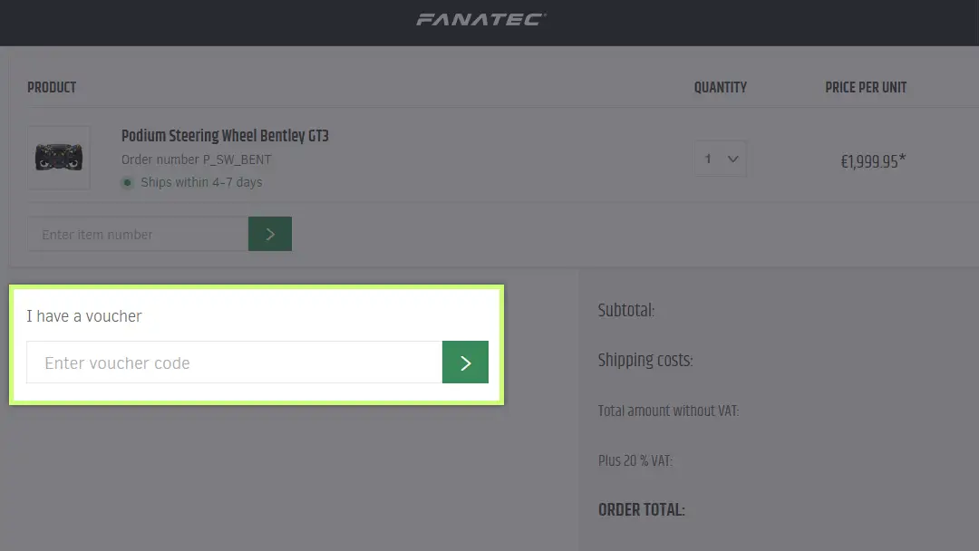 Fanatec Discount Codes