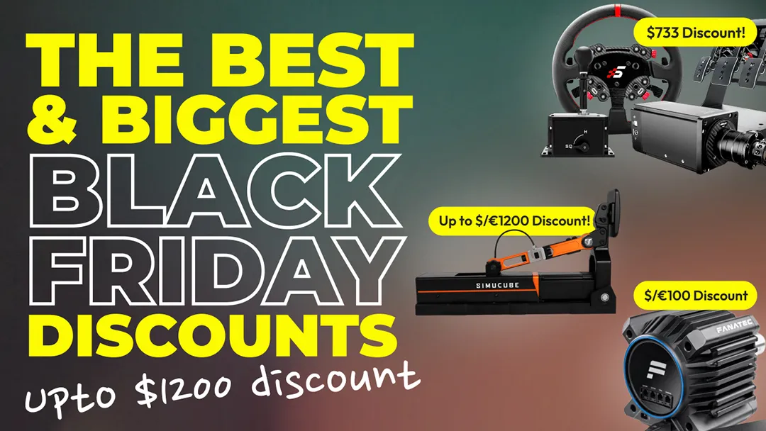 Biggest sim racing Black Friday deals and discounts