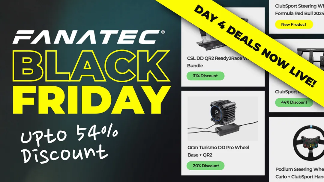 Fanatec Black Friday Deals Thumbnail Day 4