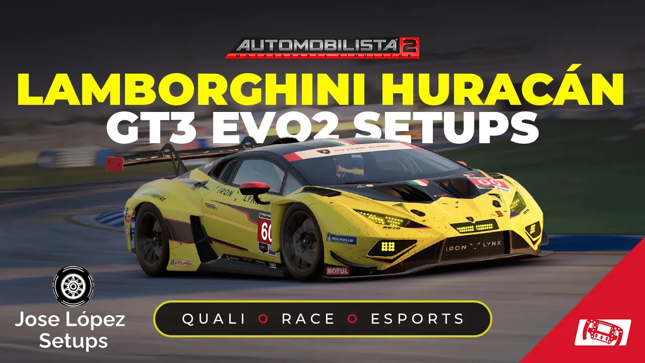 AMS2 Lamborghini Huracán GT3 EVO2 Car Setup