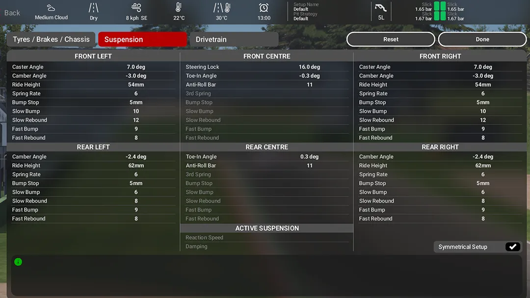 Automobilista 2 Setups