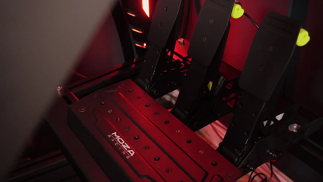 MOZA SR-P Lite Pedals and 3DRap Feeling Pro