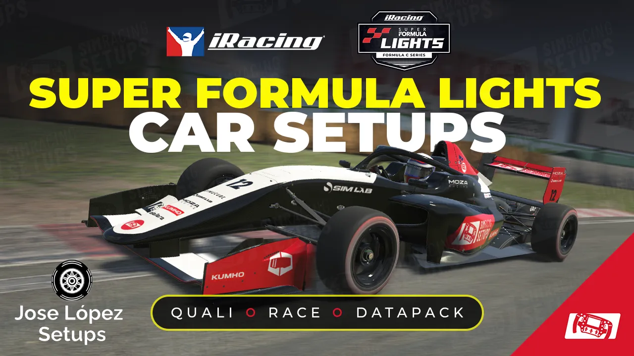 Super Formula Lights iRacing Car Setups Sim Racing Setups