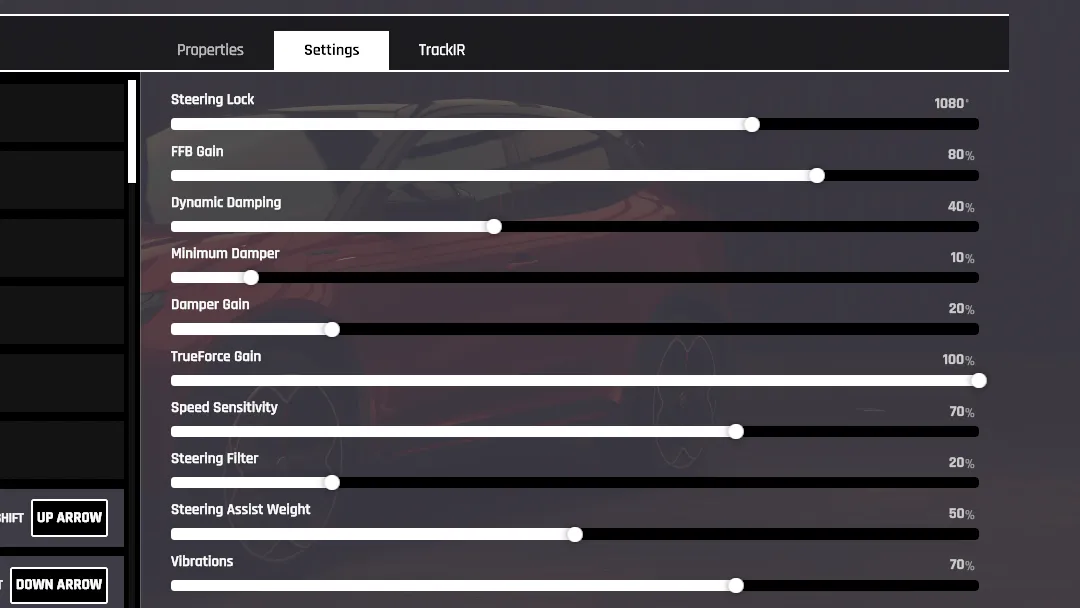 Assetto Corsa Evo Recommended Force Feedback Settings