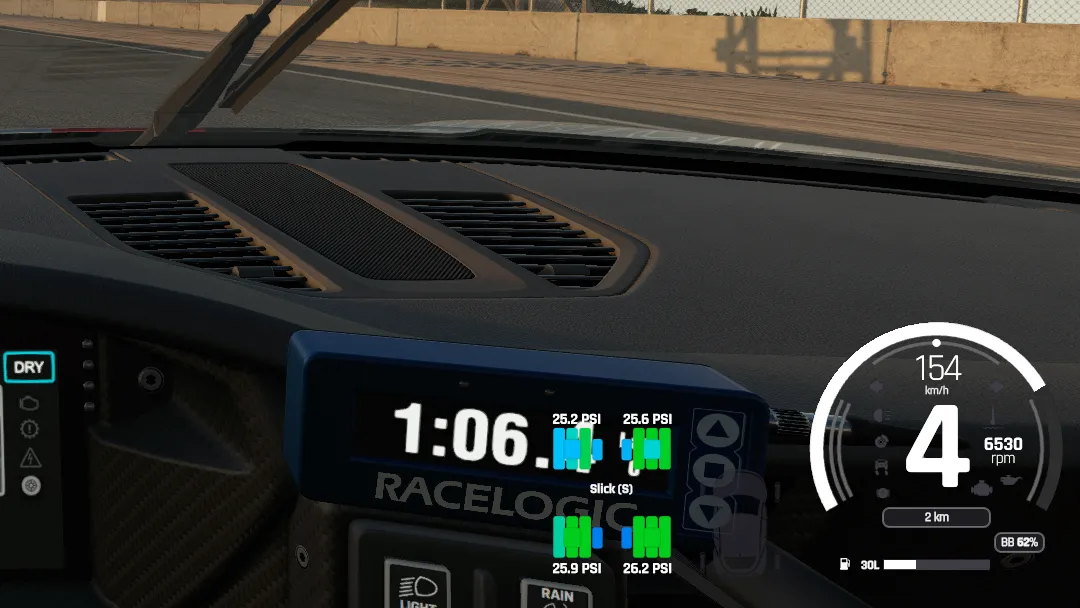 Assetto Corsa Evo Tyre Pressures