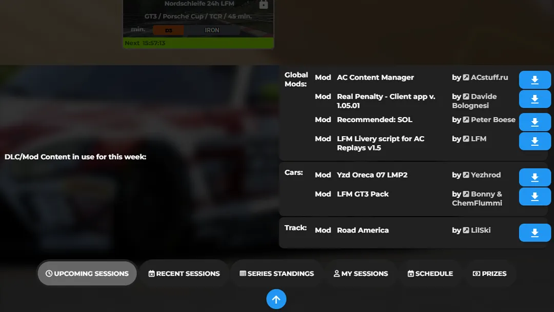 Assetto Corsa Mods for Low Fuel Motorsport