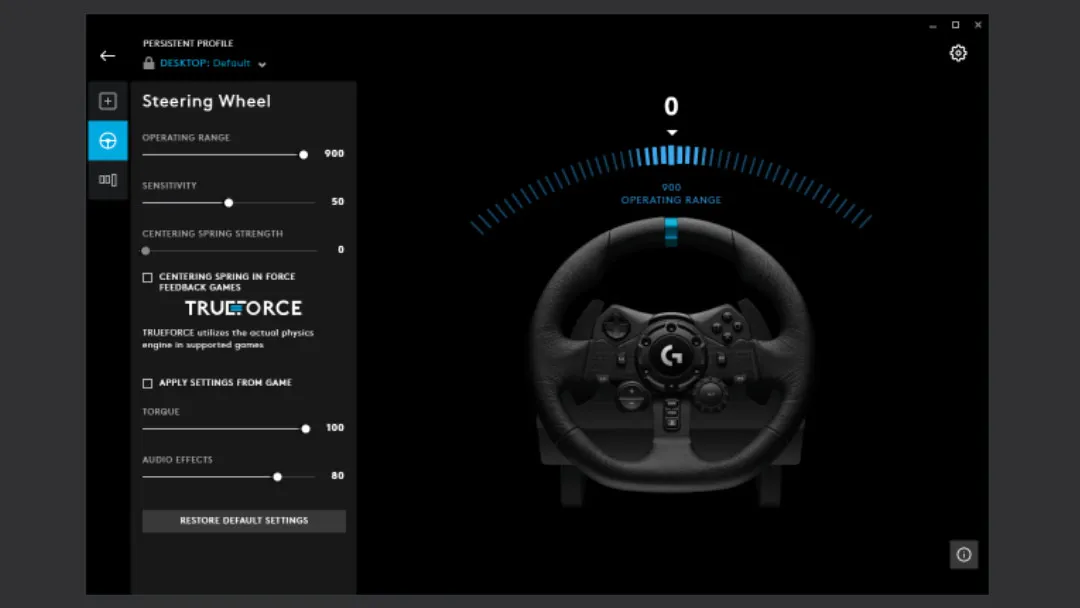 Logitech G Hub settings AC Evo