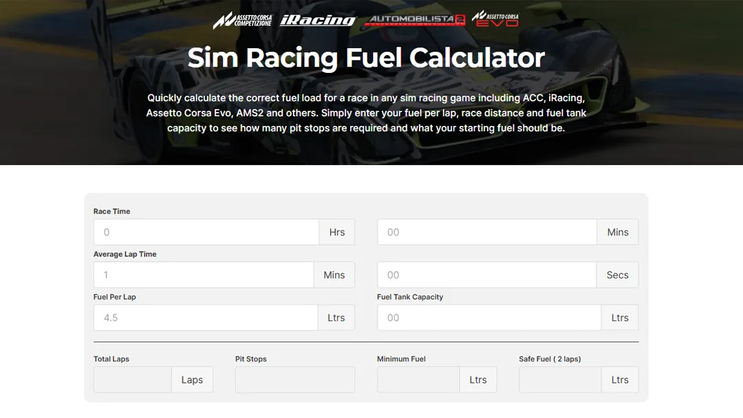 ACC Fuel Calculator