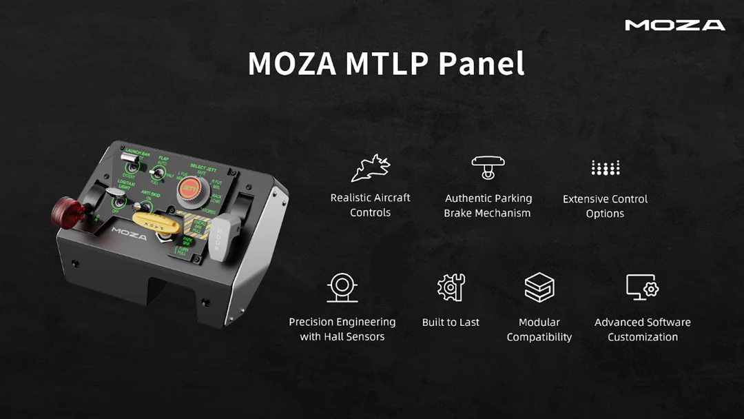 MOZA MTLP Flight Panel