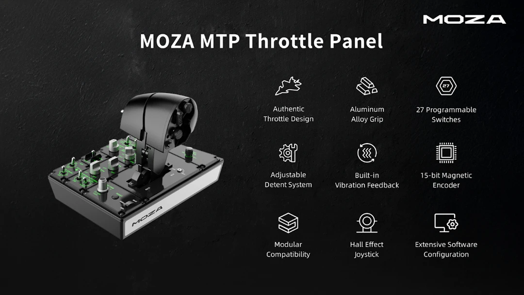 MOZA MTP Throttle Panel