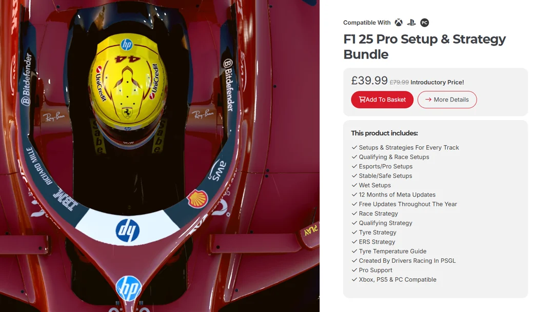 F1 25 Pro Setups Features