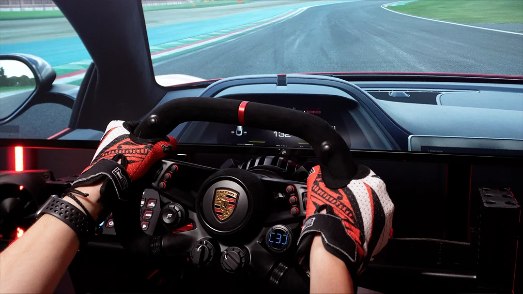 Gameplay of Fanatec Porsche Vision GT wheel