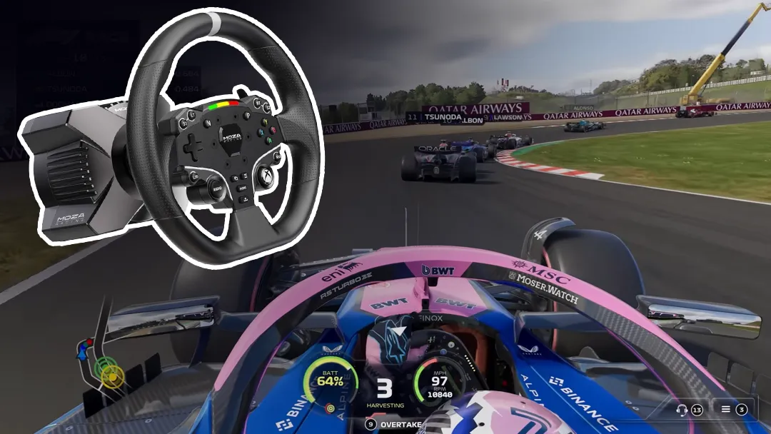 F1 25 MOZA wheel settings