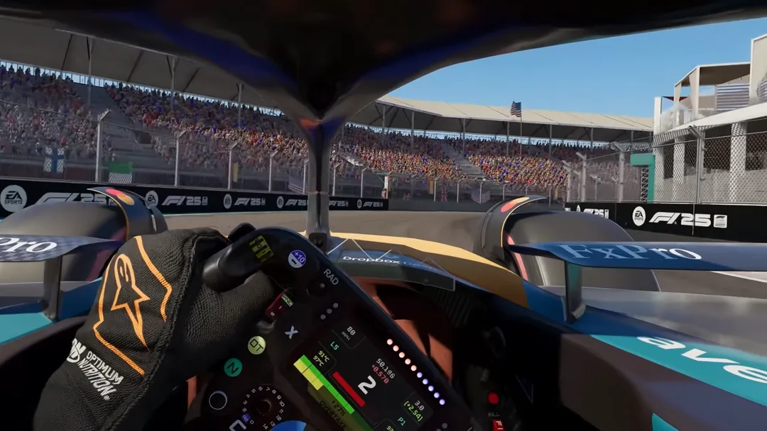 F1 25 Racing wheel settings