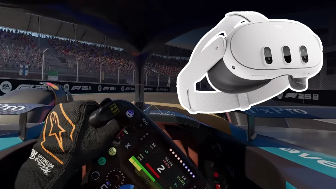 Use Meta Quest 3 with F1 25