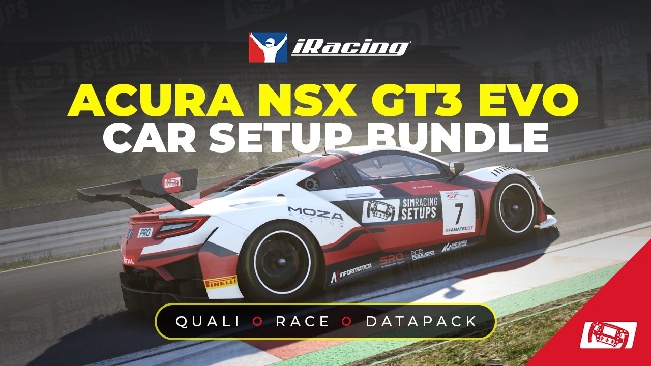 iRacing Setup Bundle – Acura NSX GT3 Evo Sim Racing Setups