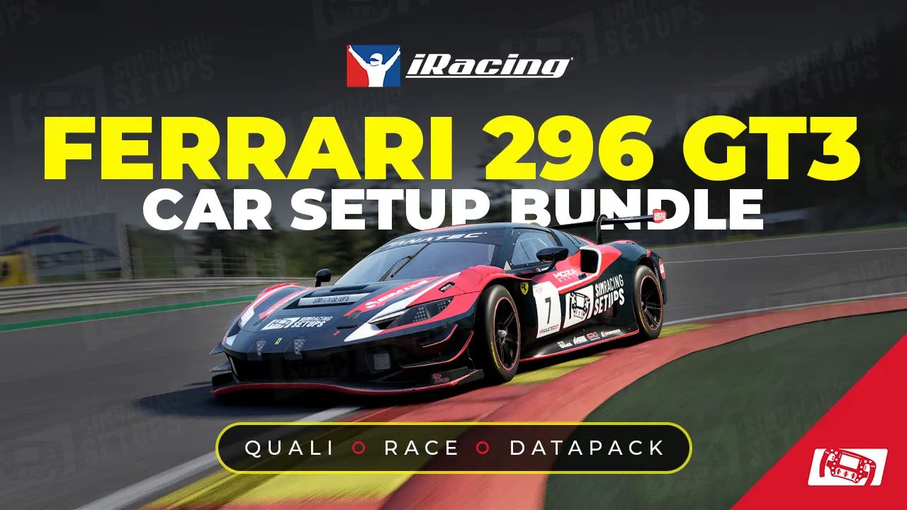 iRacing Setup Bundle – Ferrari 296 GT3 Sim Racing Setups
