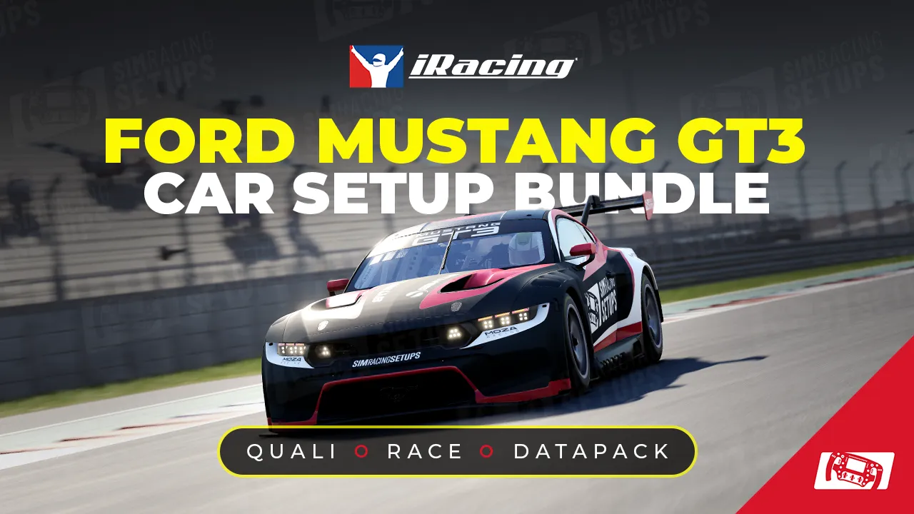 iRacing Setup Bundle – Ford Mustang GT3 Sim Racing Setups