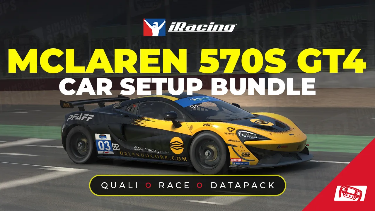 iRacing Setup Bundle – McLaren 570S GT4 Sim Racing Setups