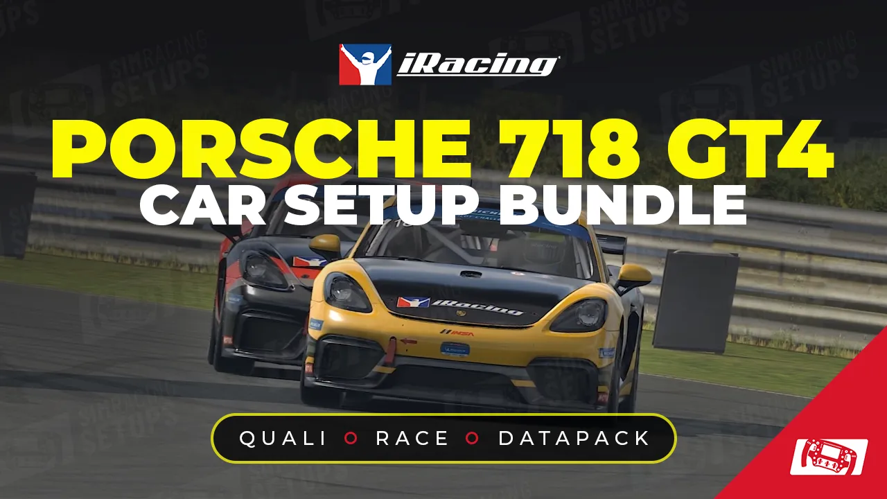 iRacing Setup Bundle – Porsche 718 Cayman GT4 Sim Racing Setups