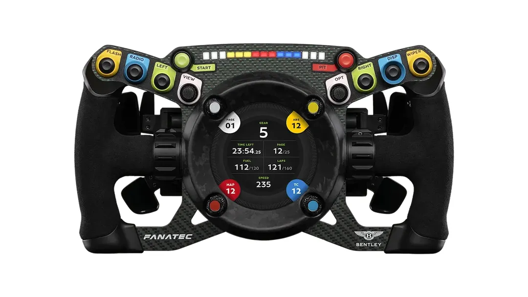 Fanatec Podium Bentley GT3 steering wheel