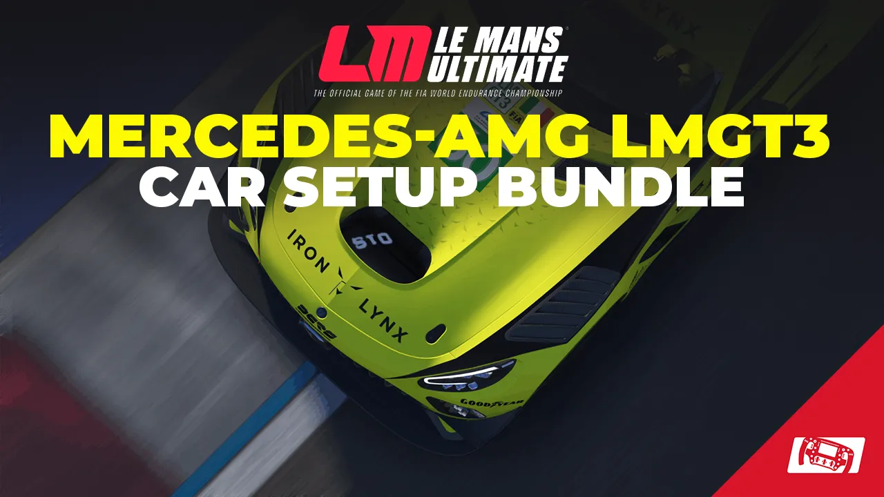 Le Mans Ultimate Mercedes-AMG GT3 car setups