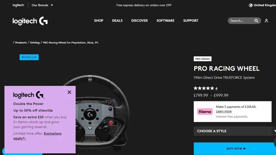 Logitech G discount code