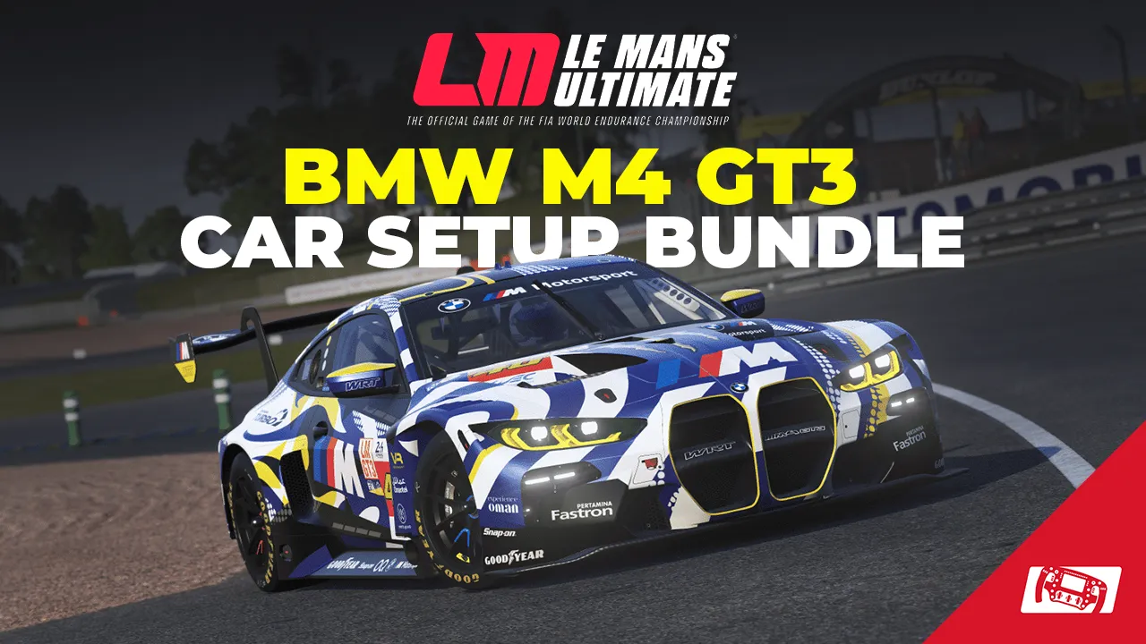 LMU BMW M4 GT3 Car Setup bundle